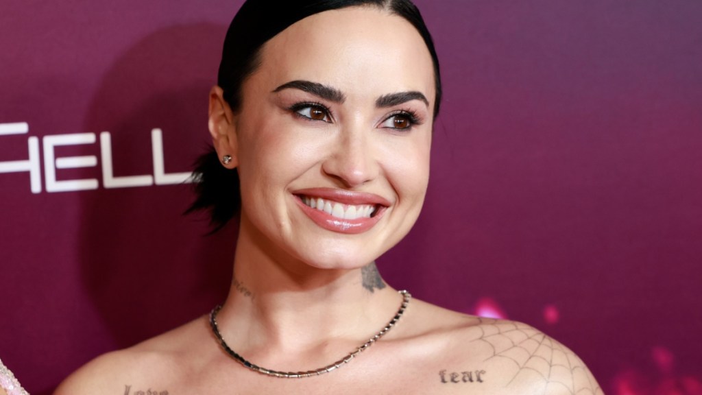 demi lovato sheer top instagram