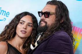 Jason Momoa Kisses GF Adria Arjona at Premiere: ‘Love of My Life'