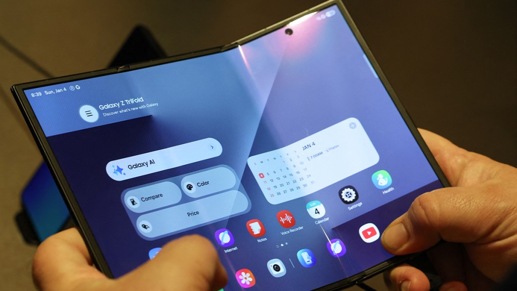 Samsung’s First TriFold Is Coming to US With Big Price Tag