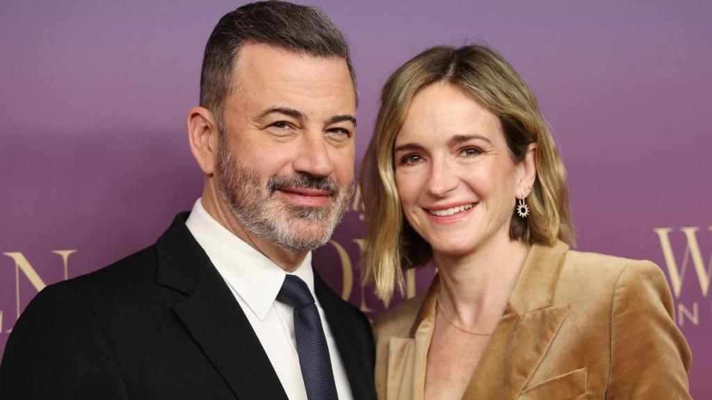 Jimmy Kimmel Joins Anti-ICE Protest in LA With Wife