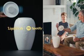 Spotify X Liquid Death Urn Lets You Take Your Mixtape to Afterlife