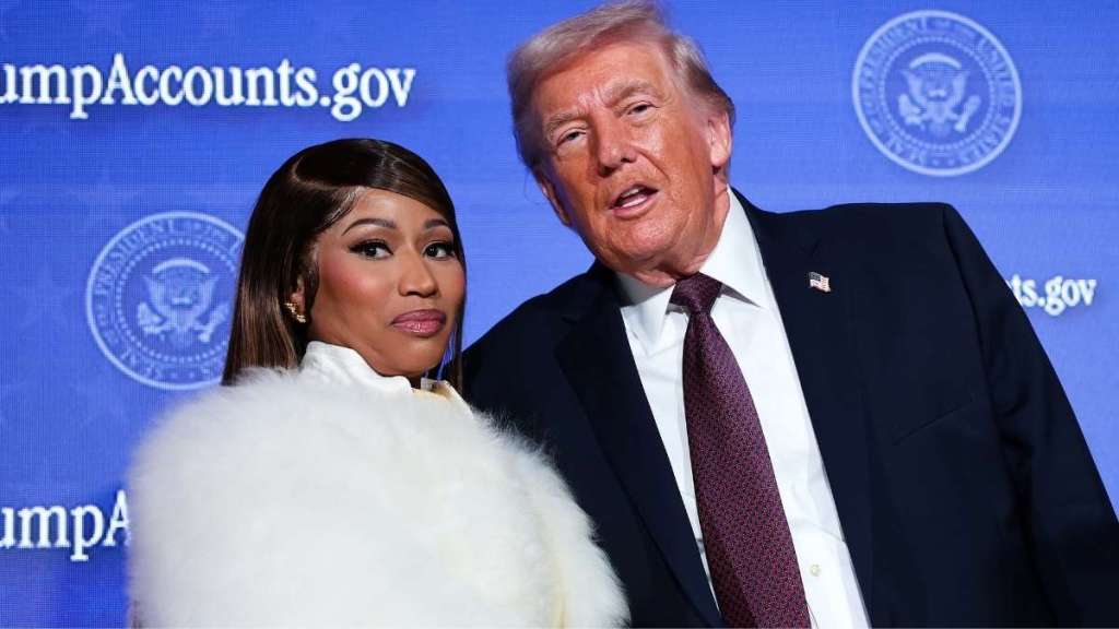 Donald Trump Gifts Signed Bible to Nicki Minaj & Internet Is Talking