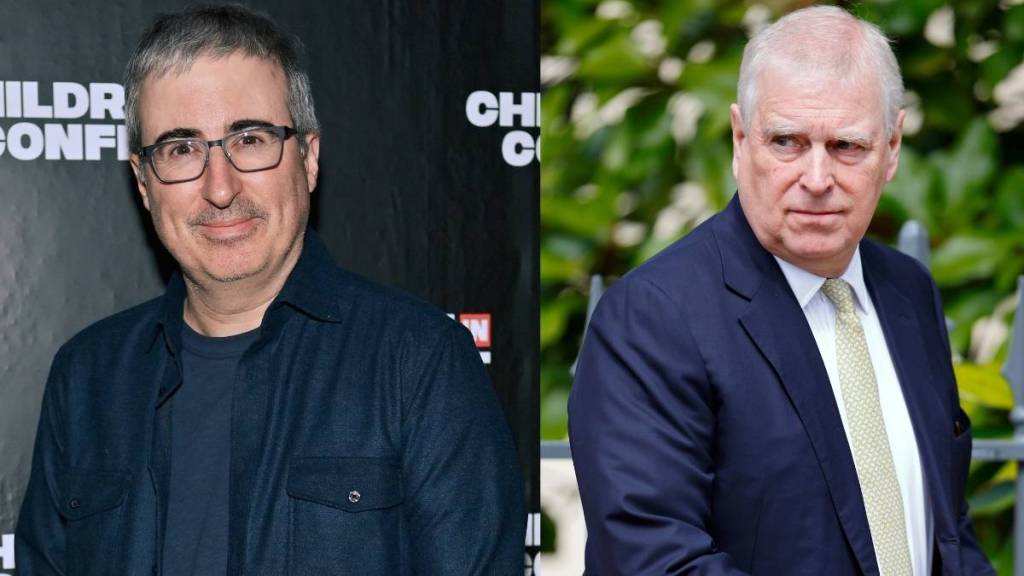 John Oliver Calls Ex-Prince Andrew's Arrest Photo 'Best Ever Taken'