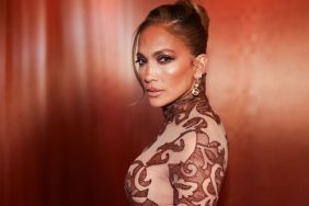 Jennifer Lopez’s Sheer Lacy Dress Is Unmissable as She Skips Grammys