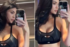 Kylie Jenner Turns Heads in Sheer Crop Top for Alo