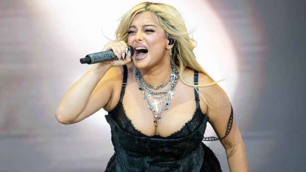 Bebe Rexha Shows Off Bold Playsuit After Empire Label Tie-Up