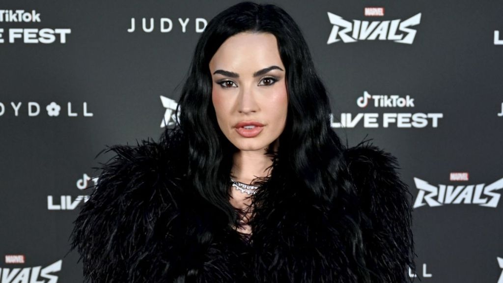 Demi Lovato Brings Bold Moves in Sheer Bodysuit at TikTok Live Fest