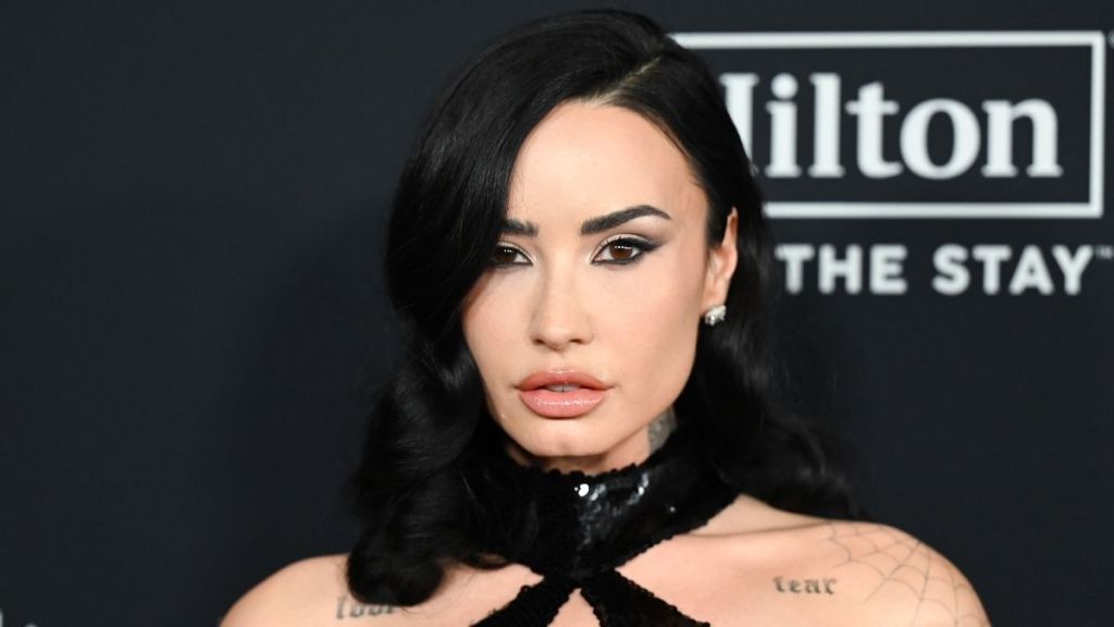 Demi Lovato Steps Out in a Striking Sheer Look Ahead of Her Tour