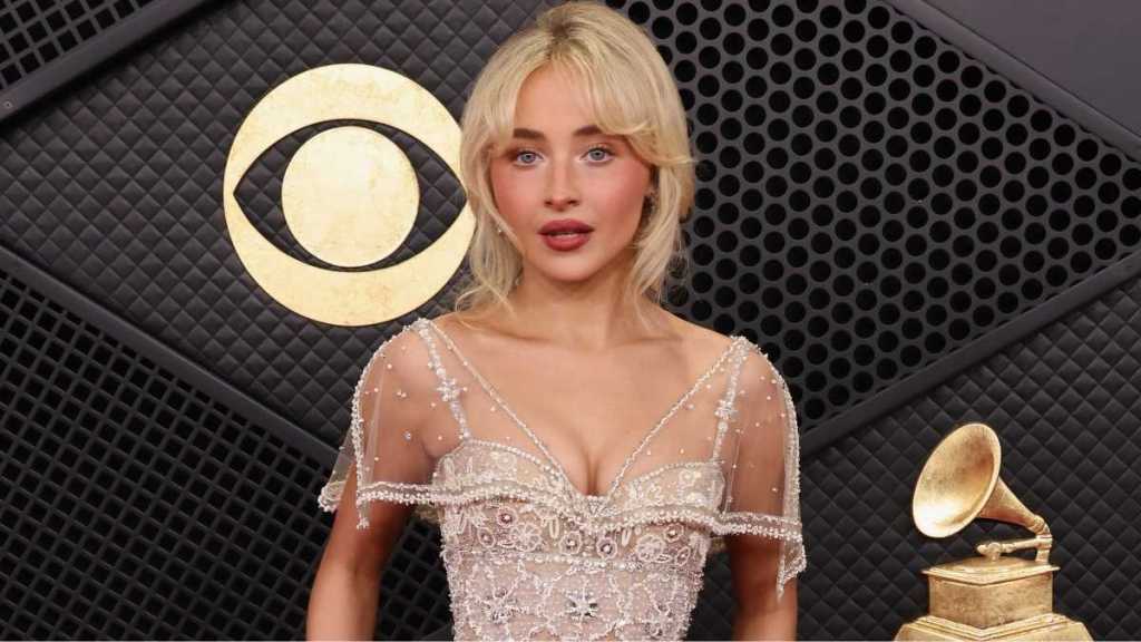 Sabrina Carpenter Turns Heads in Mini Dress for Pringles