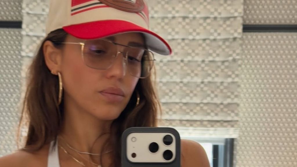 Jessica Alba’s Fully Sheer Dress Stuns at Raising Cane’s Super Bowl Party