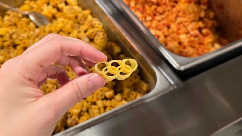 Winter Olympics’ Most Popular Souvenir Is This Logo-Shaped Pasta