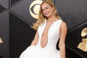 Addison Rae Rocks Sheer Dress With Dollar Bills for Grammys Afterparty