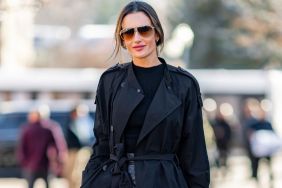 Alessandra Ambrosio Wows in High Slit Latex Skirt at Ray-Ban Event
