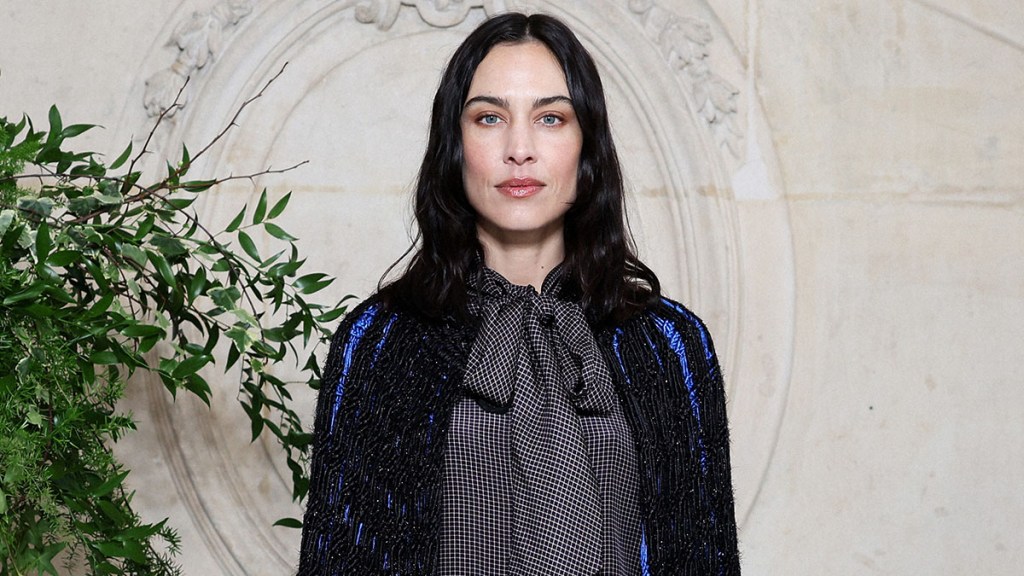 Alexa Chung Sheer Dress Galentines