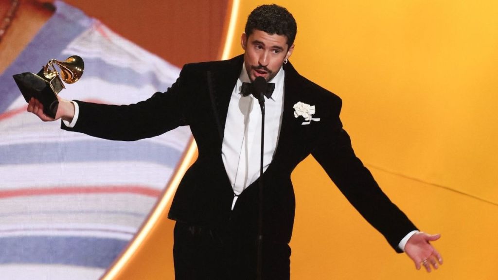 Bad Bunny's Reaction to Winning Grammys Is Now a Meme