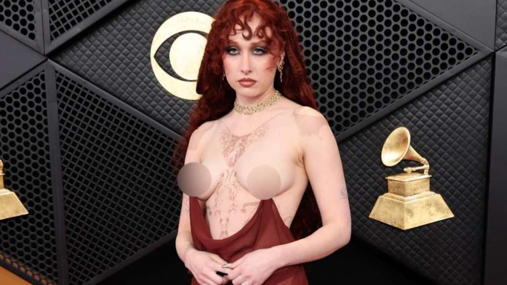 Chappell Roan's Prosthetics Play Vital Role for Sheer Mugler Dress