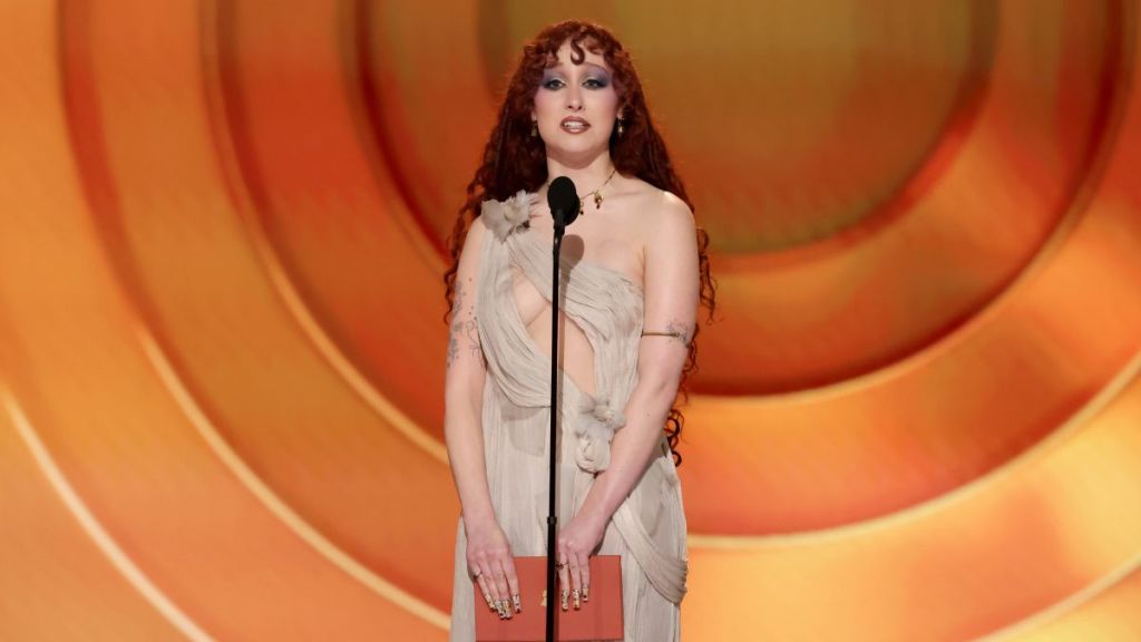 Chappell Roan Steals the Spotlight in Cutout Dress at the Grammys