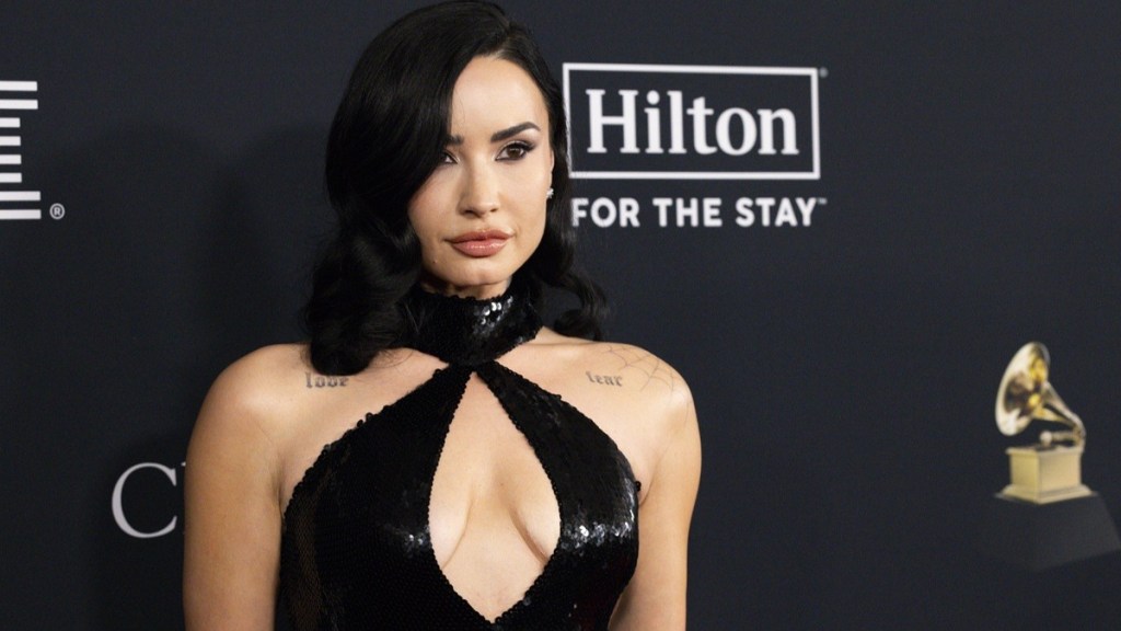 Demi Lovato’s Pre-Grammy Outfit Features Dramatic Cutouts