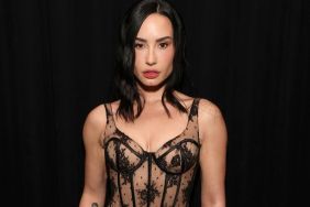 Demi Lovato Shows off Corset Details at Grammys After-Party