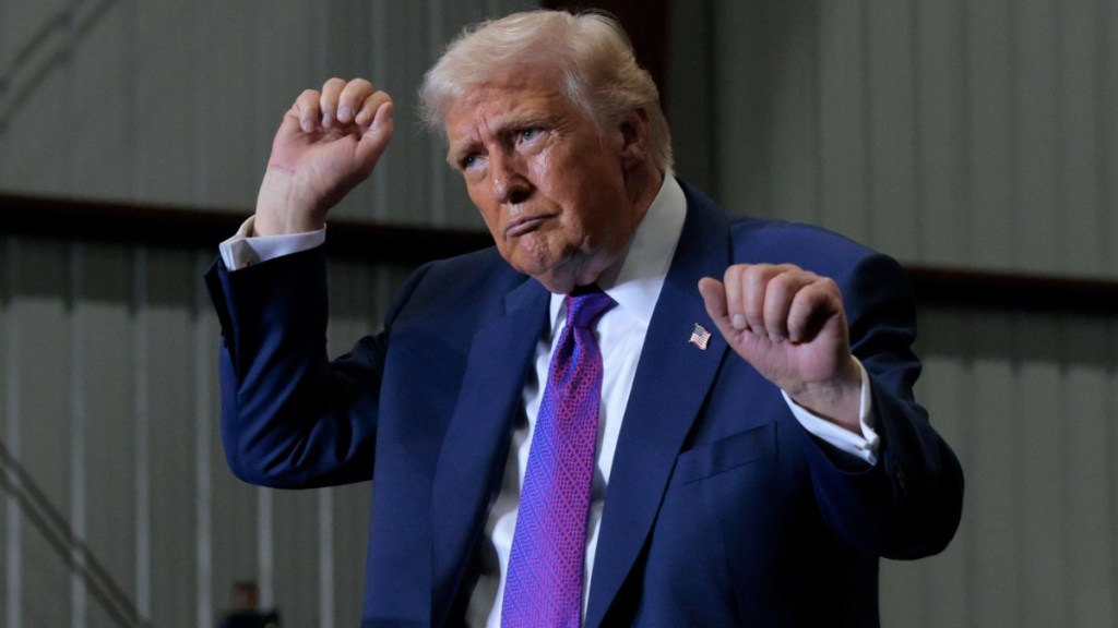 Donald Trump dancing Valentines Day