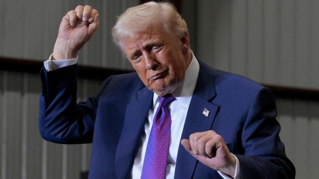 Donald Trump Posts AI Video of Himself Fighting Canadian Hockey Player