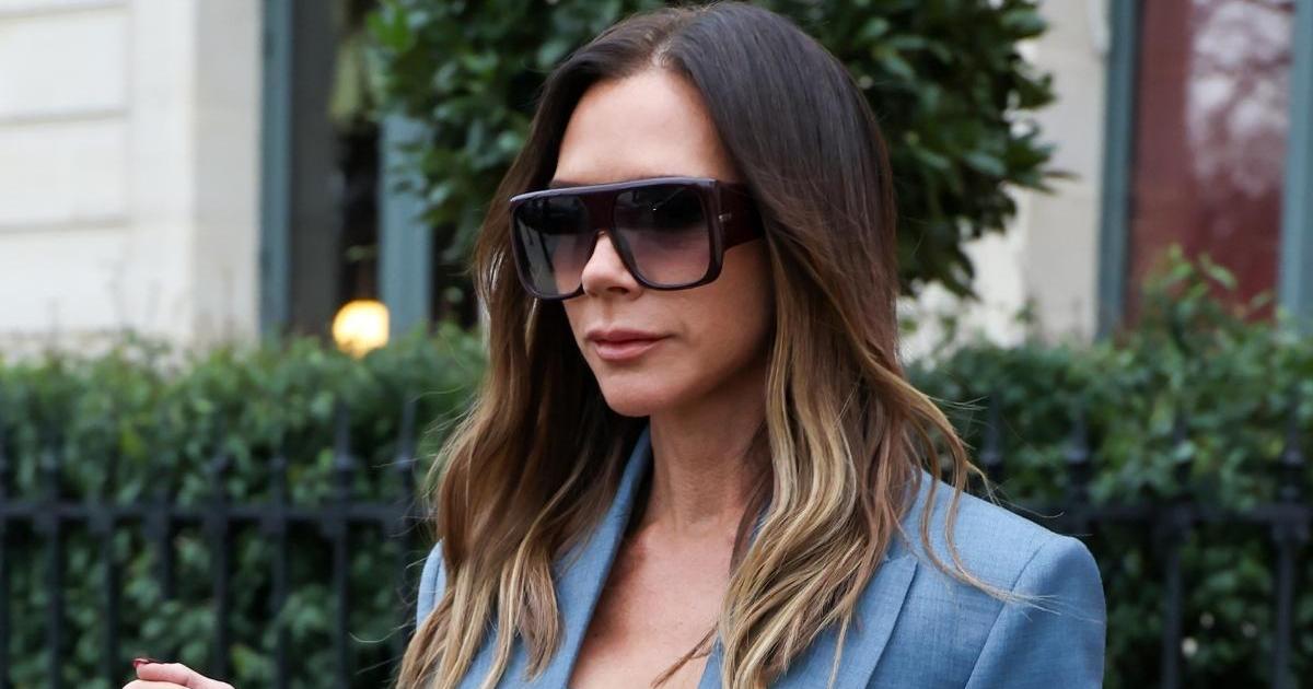 Victoria Beckham Models Bold High Slit Dress Amid Family Feud Drama