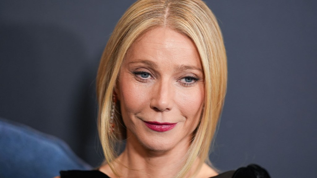 Gwyneth Paltrow Goes Pants-Free With a Natural Look For Her Super Bowl Celebration