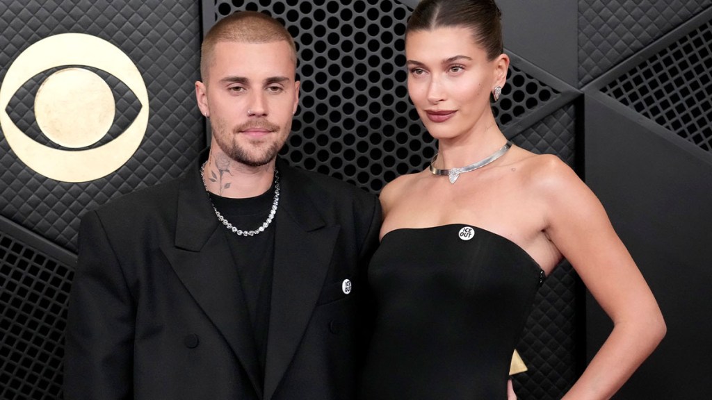 Hailey Bieber Sports Pants-Free Look While Modeling Husband Justin's Latest Skylrk Line