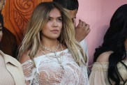 Karol G Turns Heads in a Completely Sheer Dress Amid Grammy Run