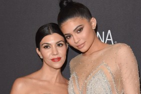 Kourtney Kardashian Kylie Jenner Hold Hands Cosmetic Event