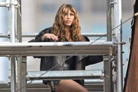 Miley Cyrus Turns Heads in Cami Top Hanging on by Strings for Maybelline