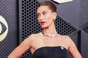 Hailey Bieber Sports Simple Cropped Cami Top After Grammys Run