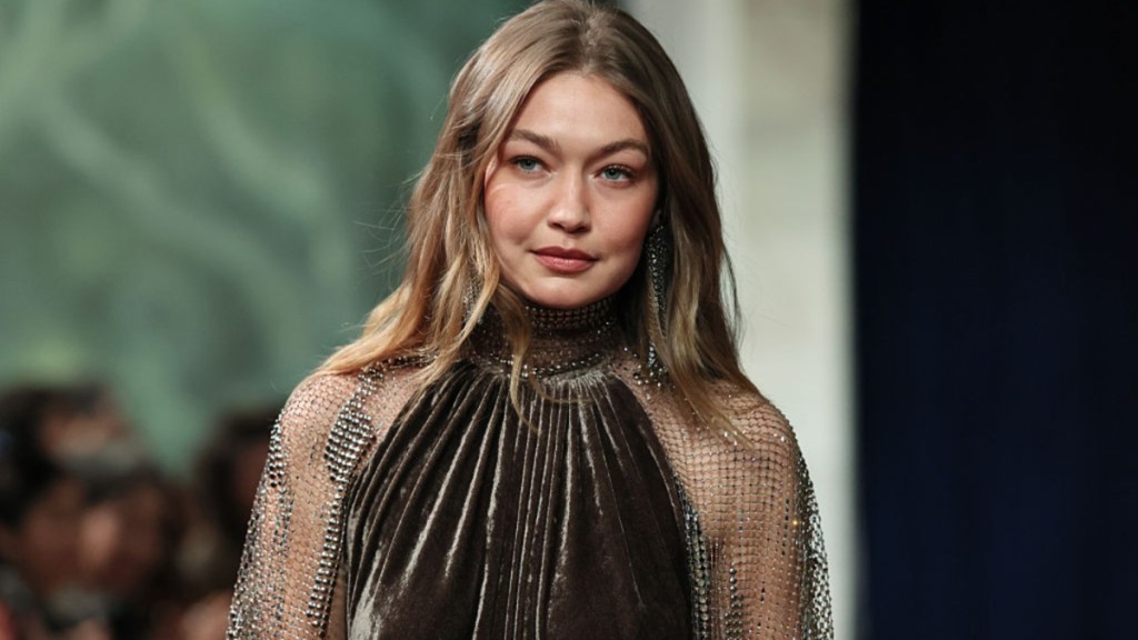 Gigi Hadid Pairs Bikini Top With Unbuttoned Shirt for Guest in Residence