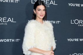 Kendall Jenner’s Fully Sheer Tights Pair up With a Sweater for Vogue France