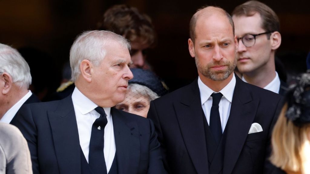 Prince Andrew and Prince William