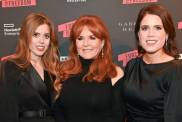 Princess Beatrice, Sarah Ferguson, and Princess Eugenie