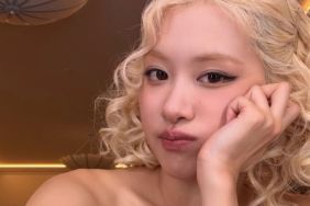 Rosé strapless dress instagram