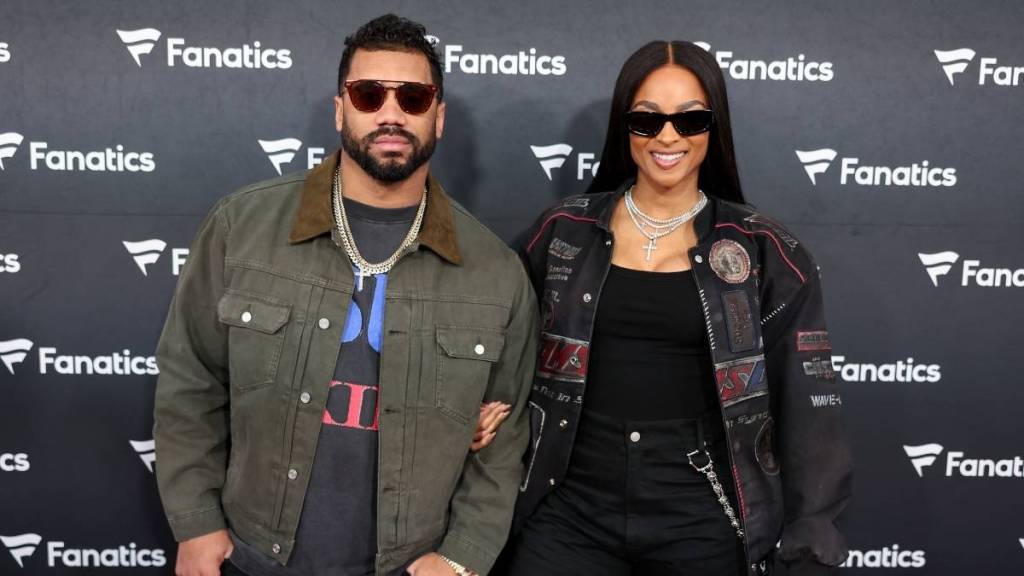 Russell Wilson and Ciara