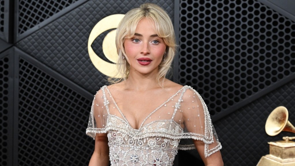 Sabrina Carpenter Wows in Sheer Gown at the Grammys