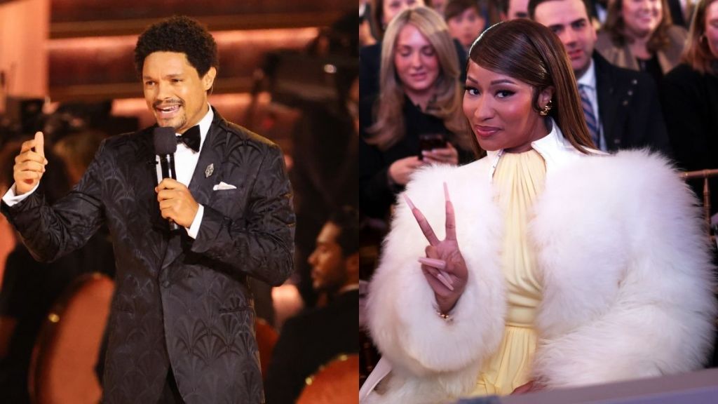Trevor Noah Takes a Shot at Nicki Minaj & Donald Trump at Grammys