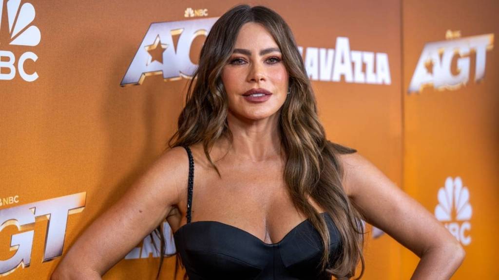 Sofia Vergara's Valentine's Dress Is Held Together by Two Straps