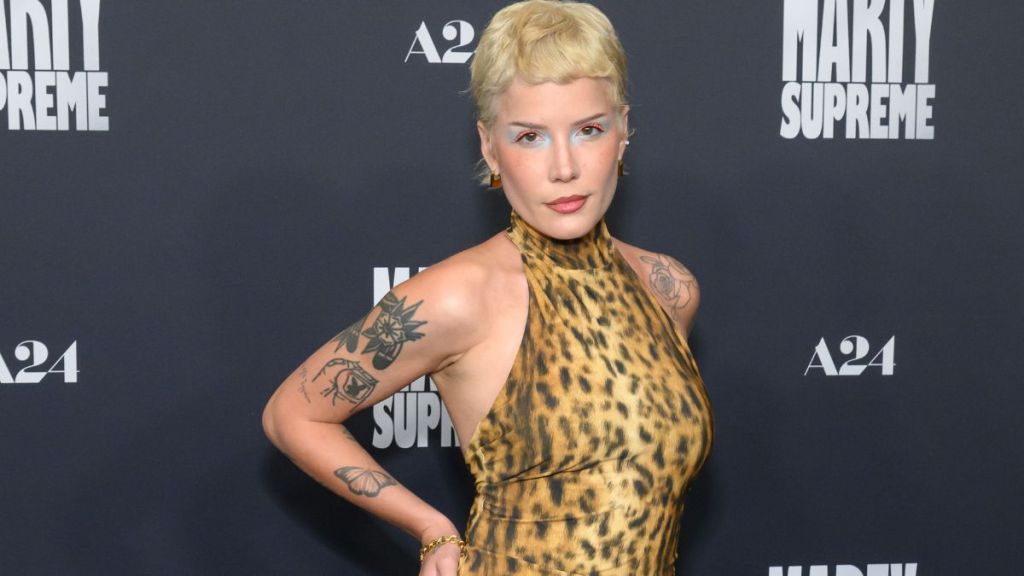 Halsey’s Fully Sheer Lacy Bodysuit Gets Leather Upgrade for Concert