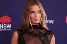 Margot Robbie’s Fully Sheer Dress Boasts a Micro Miniskirt for Press Tour