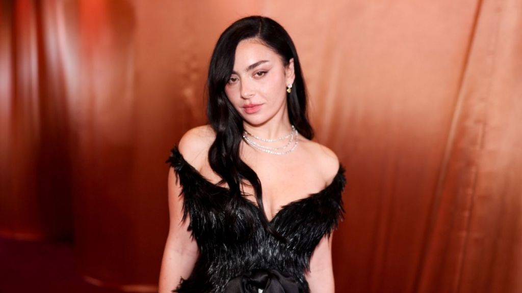 Charli XCX Stuns in Sheer Lace Dress for Grammys Afterparty