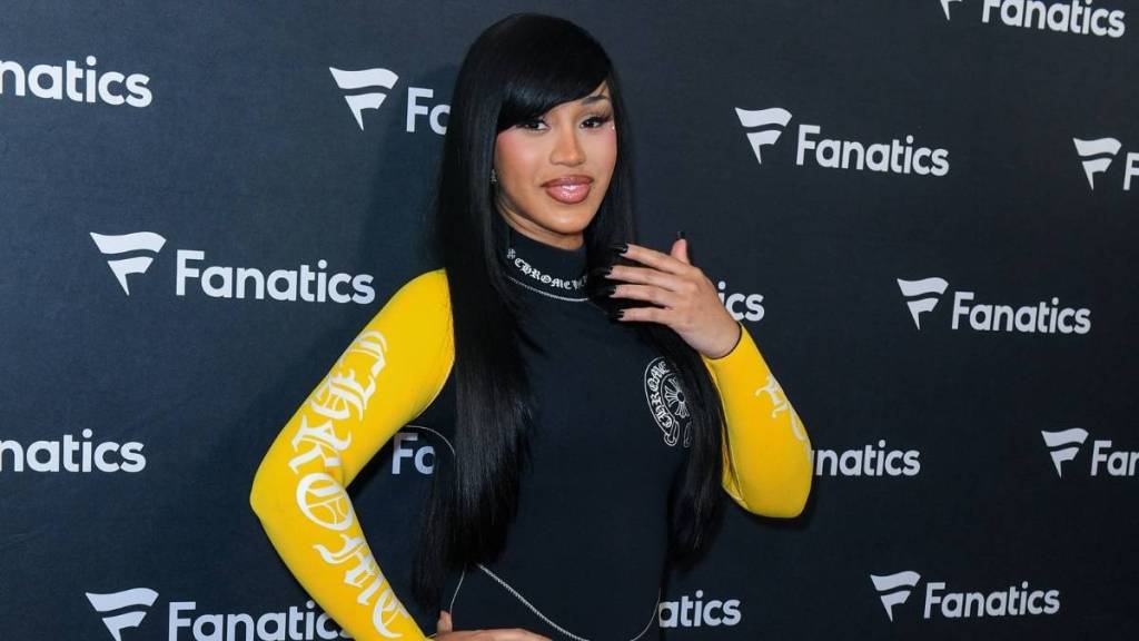 Cardi B's Chrome Hearts Catsuit Look for Super Bowl Party Is Unforgettable