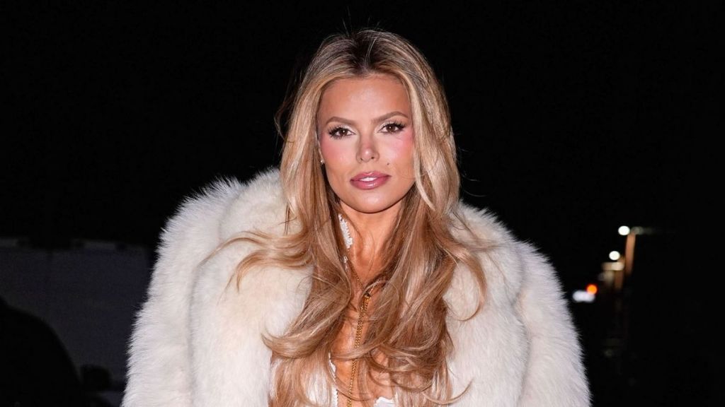 Brooks Nader Makes Waves in Bold Slit Dress During Yacht Escape