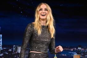 Sophie Turner Marks 30th Birthday With Stringy Micro Minidress Look