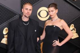 Justin Bieber Seemingly Debuts Hailey Bieber Back Tattoo at Grammys 2026