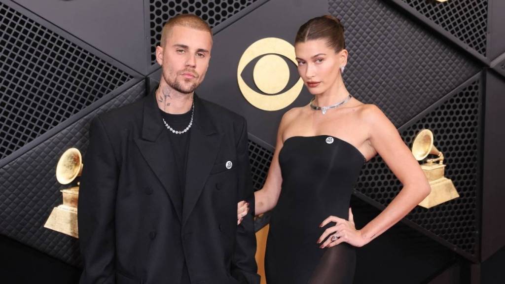Justin Bieber Seemingly Debuts Hailey Bieber Back Tattoo at Grammys 2026