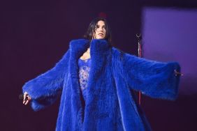 Dua Lipa Cozies up in Chic Fur Coat for Service95 Milestone
